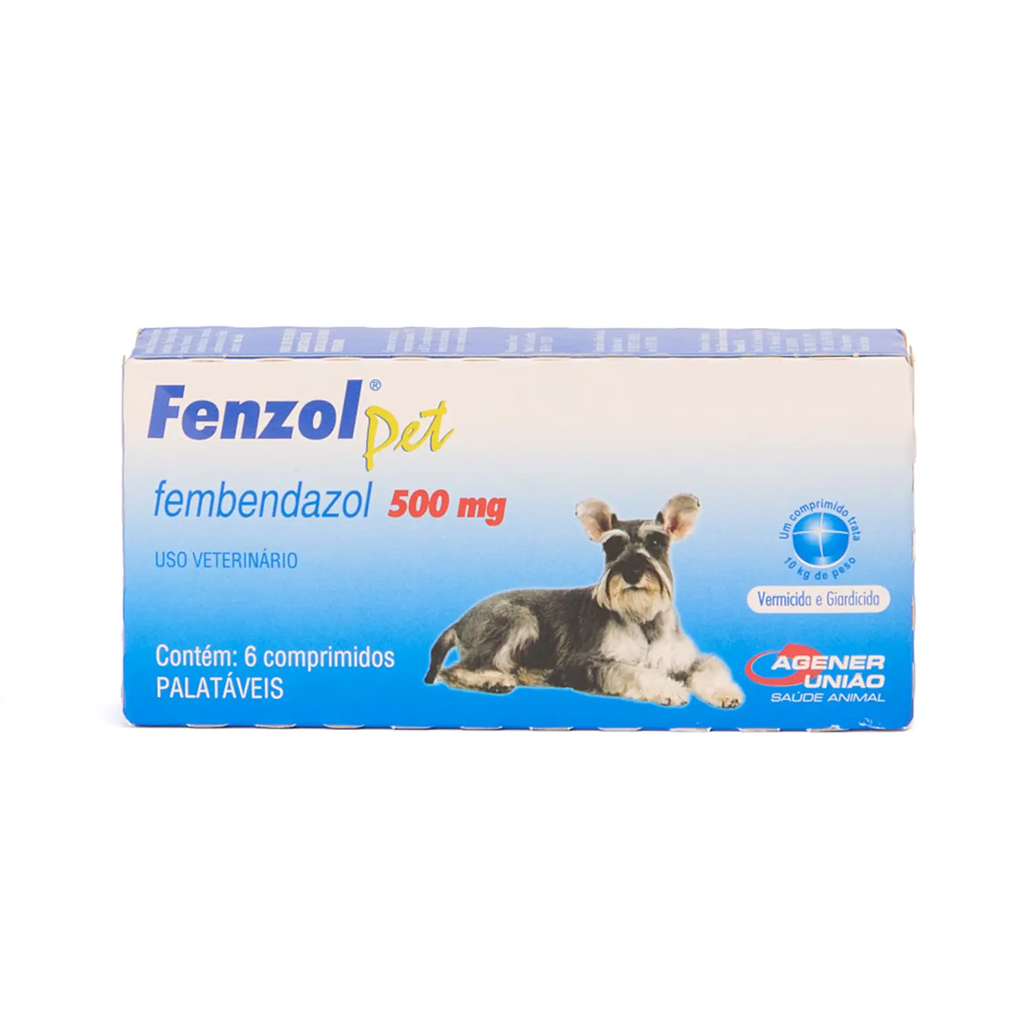 Vermífugo Fenzol Pet 500mg para Cães